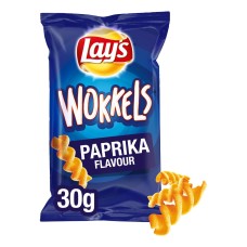 Lay's Chips Wokkels Mini 30 gram Doos 24 Stuks